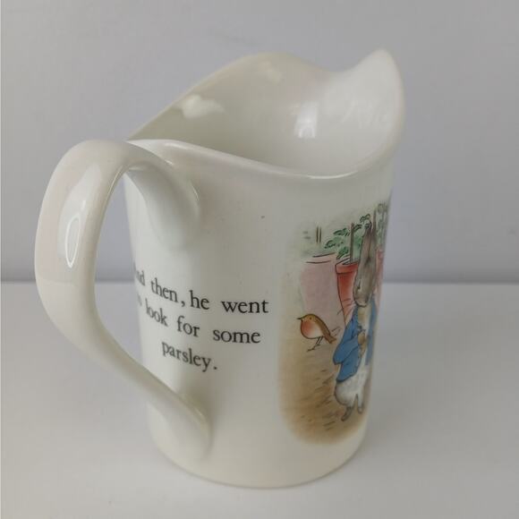 Wedgwood Beatrix Potter Peter Rabbit Garden Themed Creamer - Picture 4 of 7